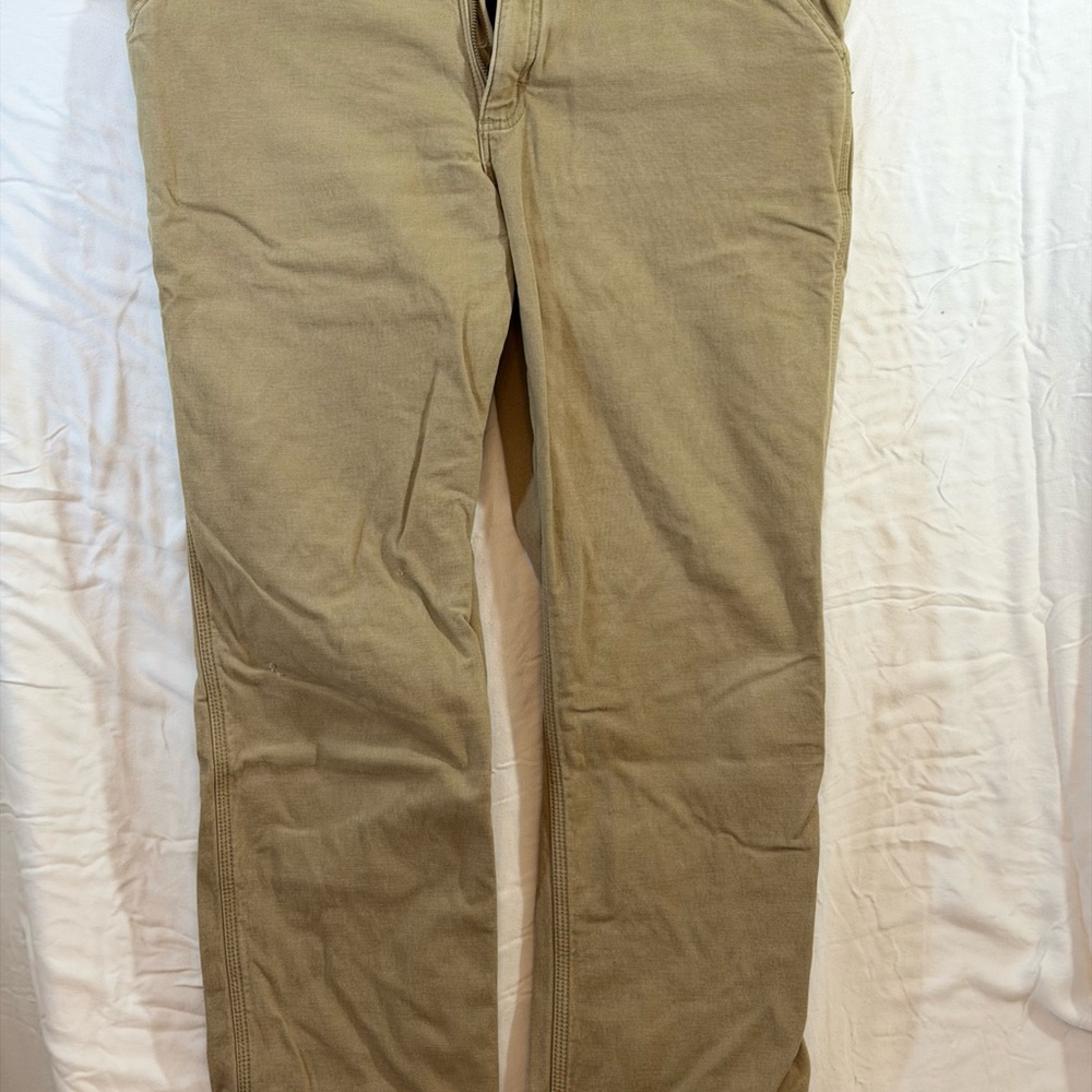 Carhartt Relaxed Fit Lined Work Pants — Broken In, Still Bulletproof (38x32)